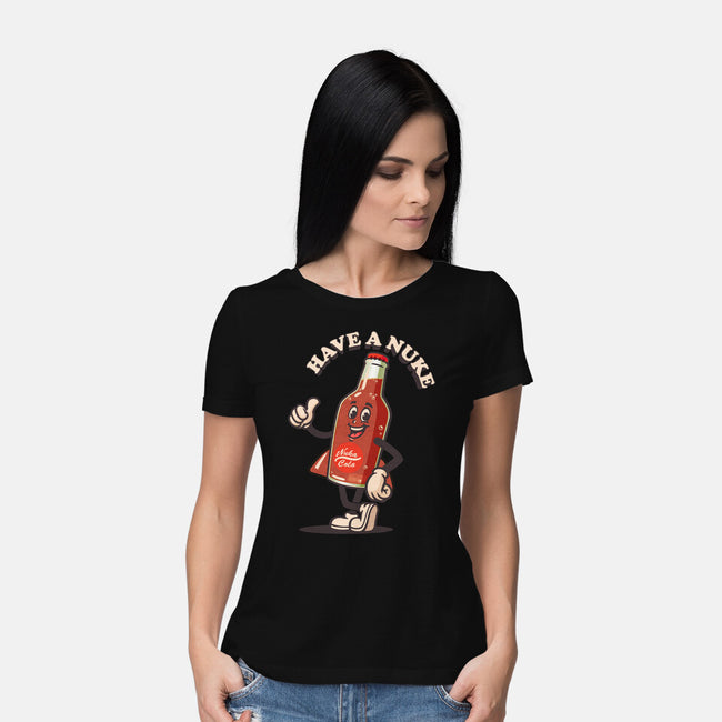 Have A Nuke-Womens-Basic-Tee-Wookie Mike