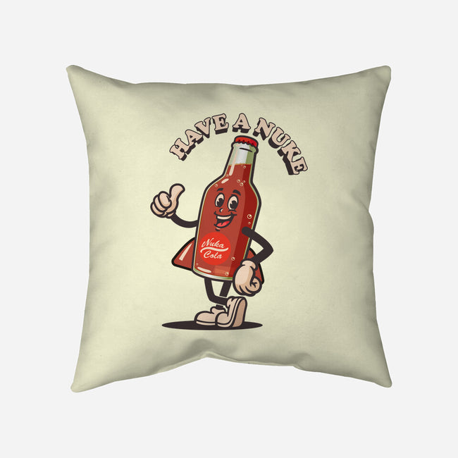 Have A Nuke-None-Removable Cover-Throw Pillow-Wookie Mike