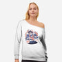 Chrono Bowl-Womens-Off Shoulder-Sweatshirt-eduely