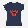 Weapons Of Blood-Womens-V-Neck-Tee-nickzzarto