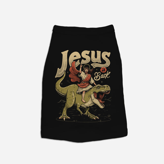 Jesus Is Back-Cat-Basic-Pet Tank-eduely