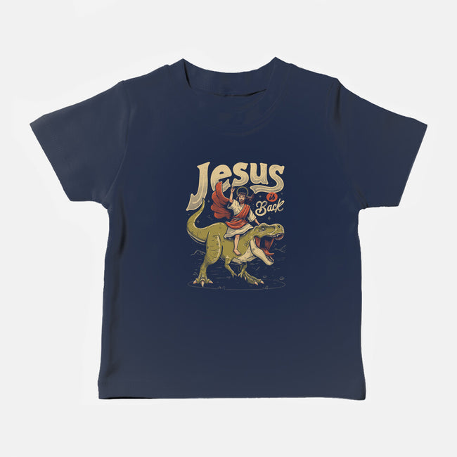 Jesus Is Back-Baby-Basic-Tee-eduely