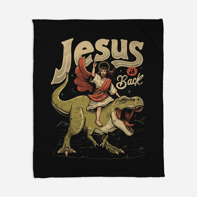 Jesus Is Back-None-Fleece-Blanket-eduely