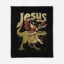 Jesus Is Back-None-Fleece-Blanket-eduely