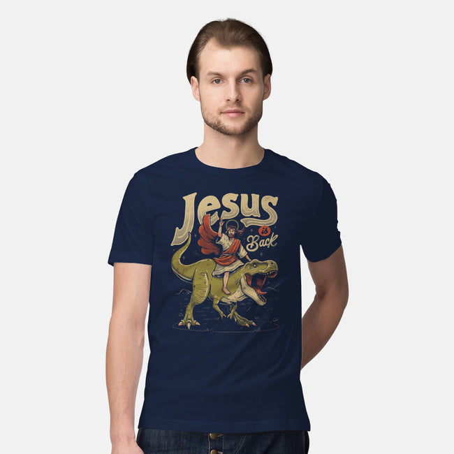 Jesus Is Back-Mens-Premium-Tee-eduely