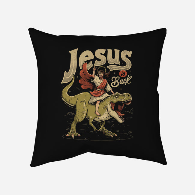 Jesus Is Back-None-Removable Cover w Insert-Throw Pillow-eduely