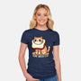 Pure Bread Cat-Womens-Fitted-Tee-fanfreak1