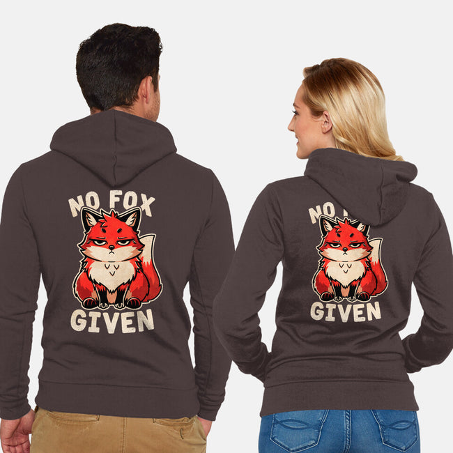 No Fox Given-Unisex-Zip-Up-Sweatshirt-fanfreak1