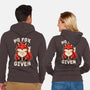 No Fox Given-Unisex-Zip-Up-Sweatshirt-fanfreak1