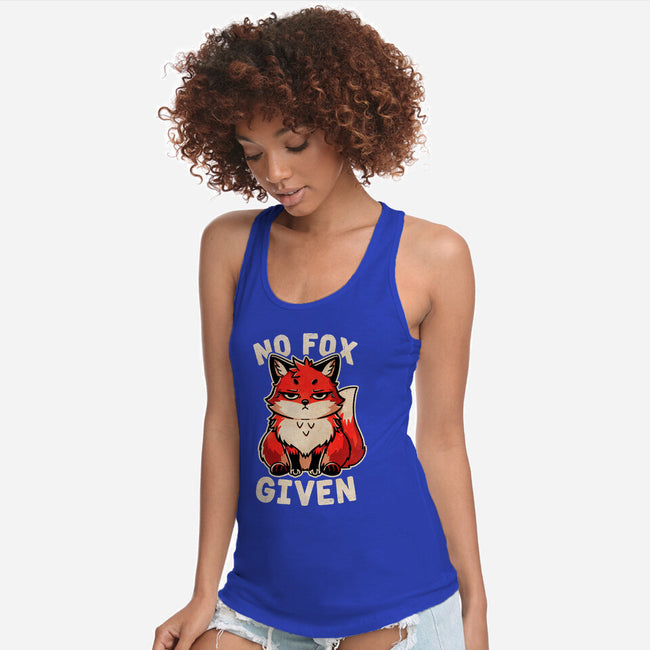 No Fox Given-Womens-Racerback-Tank-fanfreak1