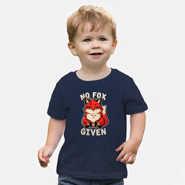 No Fox Given-Baby-Basic-Tee-fanfreak1