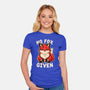 No Fox Given-Womens-Fitted-Tee-fanfreak1