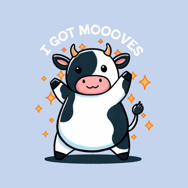 I Got Moooves-None-Removable Cover-Throw Pillow-fanfreak1