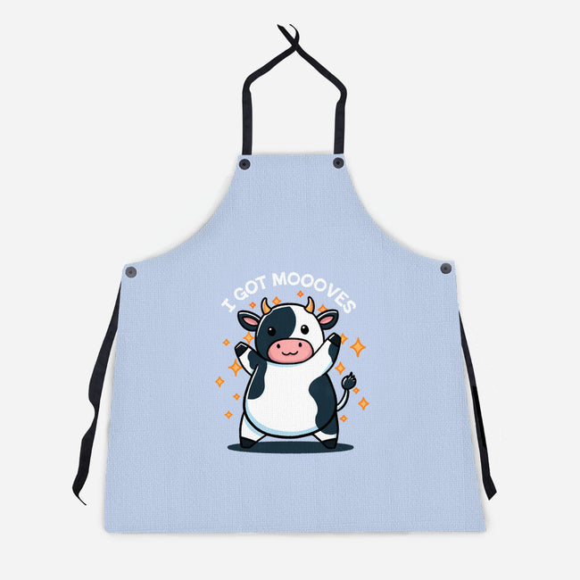 I Got Moooves-Unisex-Kitchen-Apron-fanfreak1