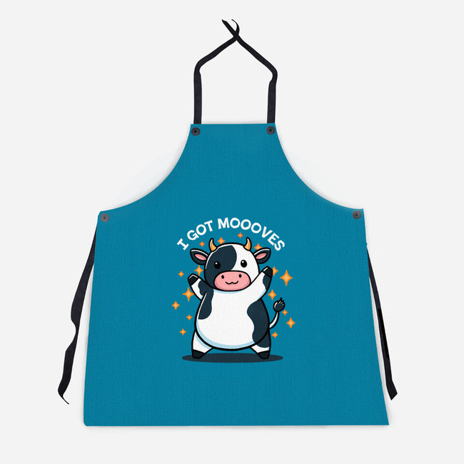 I Got Moooves-Unisex-Kitchen-Apron-fanfreak1