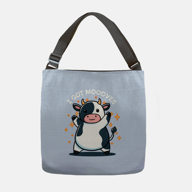 I Got Moooves-None-Adjustable Tote-Bag-fanfreak1