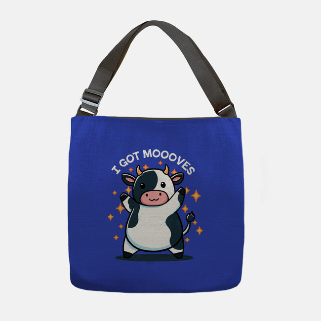 I Got Moooves-None-Adjustable Tote-Bag-fanfreak1