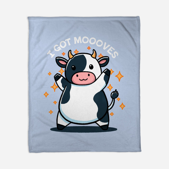 I Got Moooves-None-Fleece-Blanket-fanfreak1