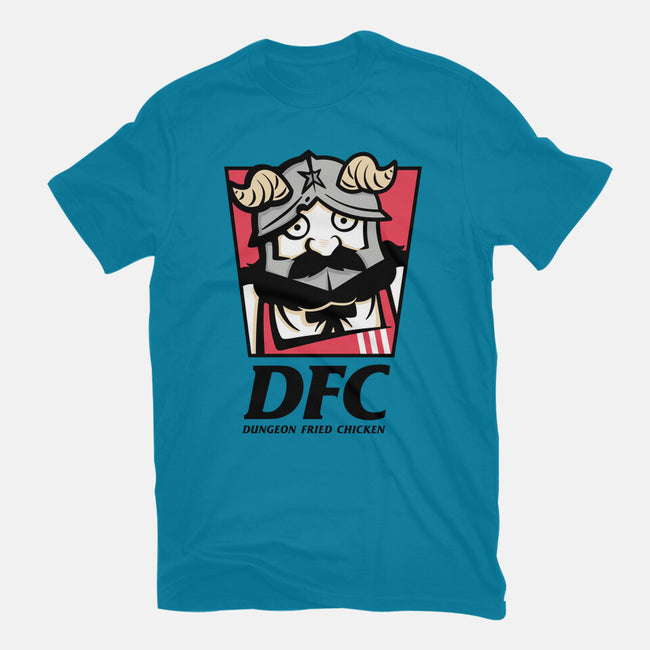 Dungeon Fried Chicken-Womens-Fitted-Tee-Eilex Design