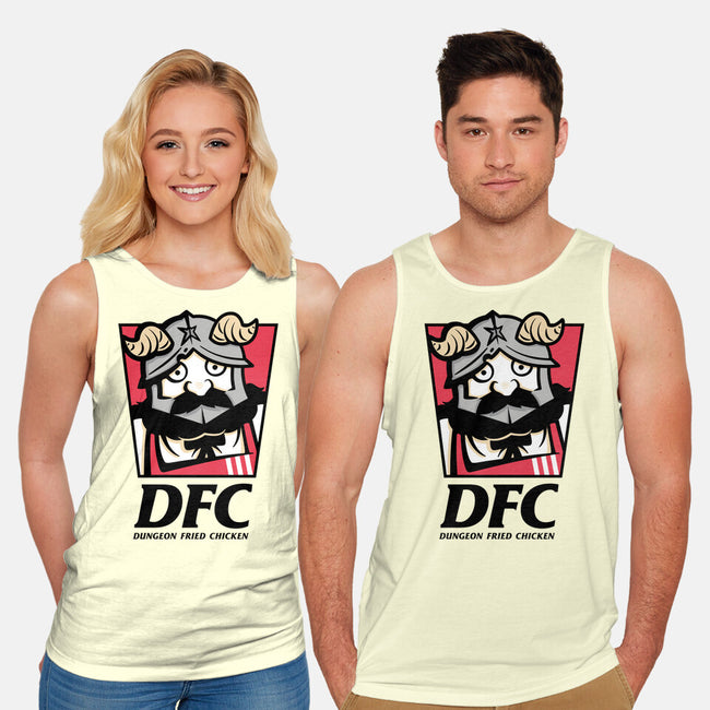 Dungeon Fried Chicken-Unisex-Basic-Tank-Eilex Design