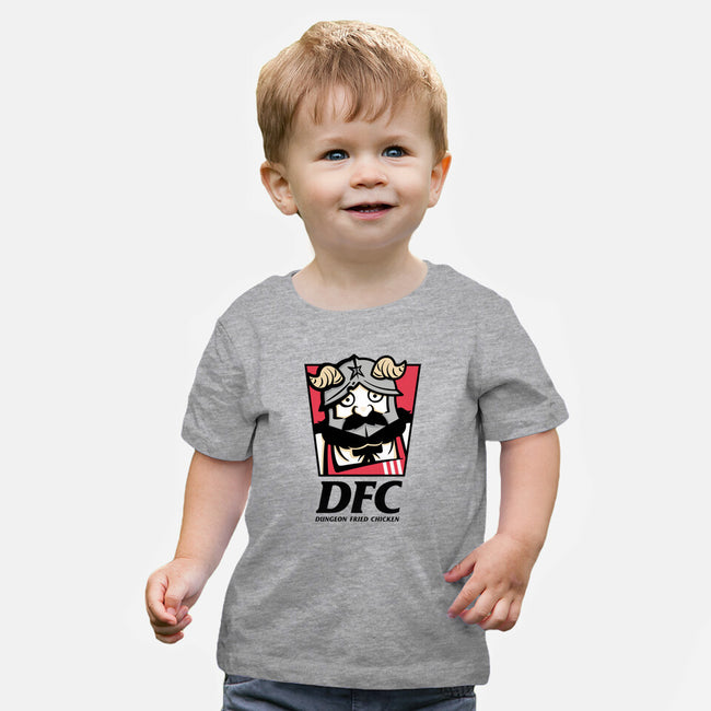 Dungeon Fried Chicken-Baby-Basic-Tee-Eilex Design