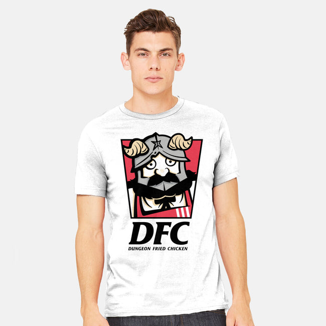 Dungeon Fried Chicken-Mens-Heavyweight-Tee-Eilex Design