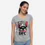 Dungeon Fried Chicken-Womens-V-Neck-Tee-Eilex Design