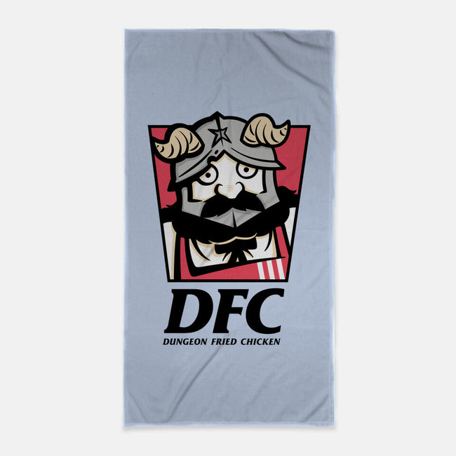 Dungeon Fried Chicken-None-Beach-Towel-Eilex Design