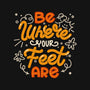 Be Where Your Feet Are-Dog-Bandana-Pet Collar-tobefonseca