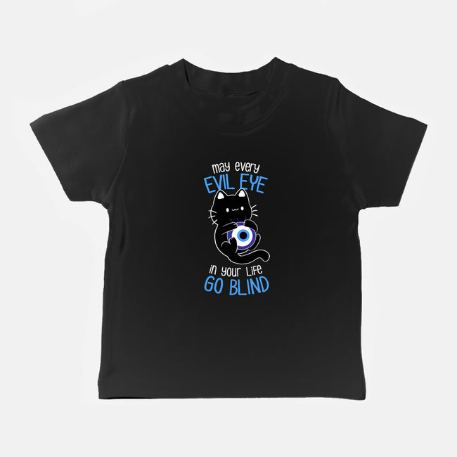 The Evil Eye Cat-Baby-Basic-Tee-tobefonseca