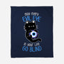 The Evil Eye Cat-None-Fleece-Blanket-tobefonseca