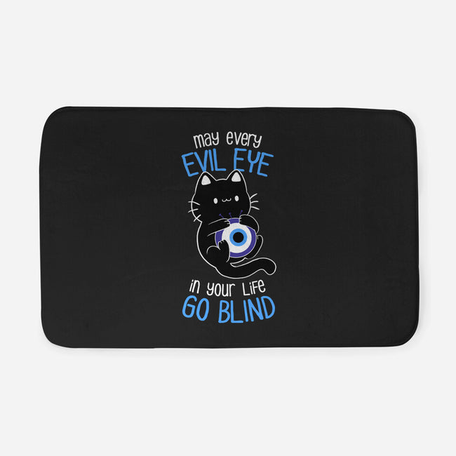 The Evil Eye Cat-None-Memory Foam-Bath Mat-tobefonseca