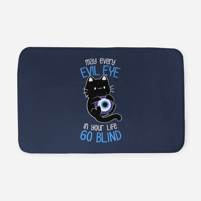 The Evil Eye Cat-None-Memory Foam-Bath Mat-tobefonseca