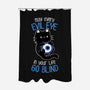 The Evil Eye Cat-None-Polyester-Shower Curtain-tobefonseca