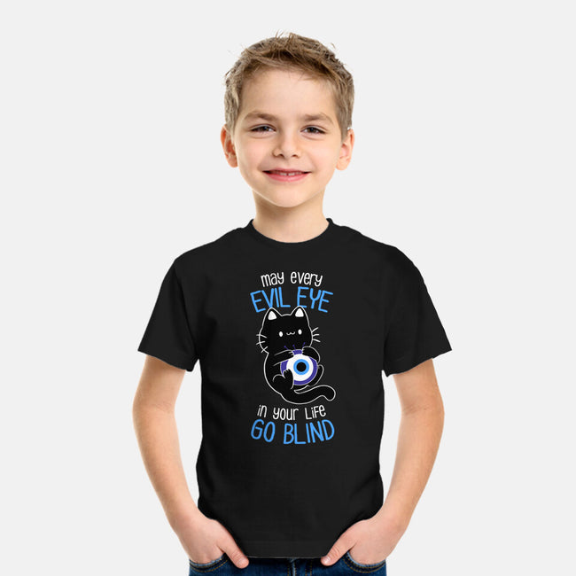 The Evil Eye Cat-Youth-Basic-Tee-tobefonseca