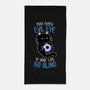 The Evil Eye Cat-None-Beach-Towel-tobefonseca