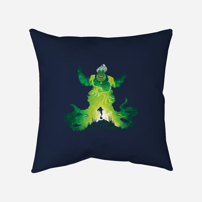 Ursula's Spell-None-Removable Cover-Throw Pillow-dalethesk8er