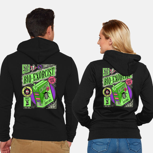 Bio-Exorcist Energy Drink-Unisex-Zip-Up-Sweatshirt-sachpica