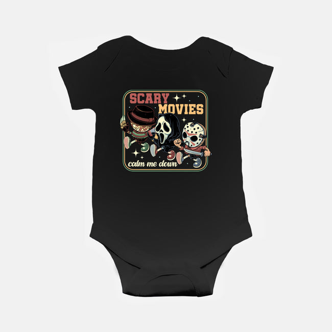 Scary Movies-Baby-Basic-Onesie-gorillafamstudio