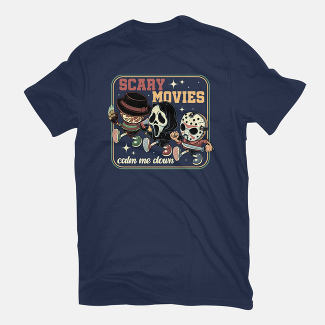 Scary Movies-Unisex-Basic-Tee-gorillafamstudio