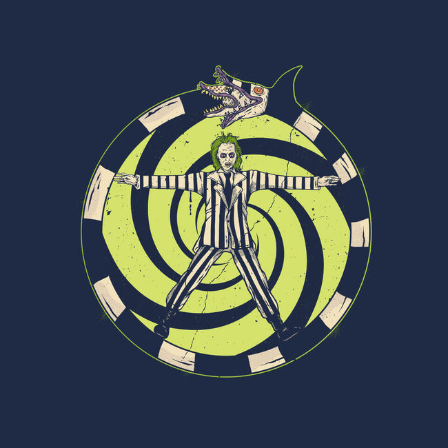 Vitruvian Beetlejuice-Youth-Basic-Tee-Green Devil