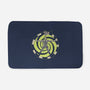 Vitruvian Beetlejuice-None-Memory Foam-Bath Mat-Green Devil