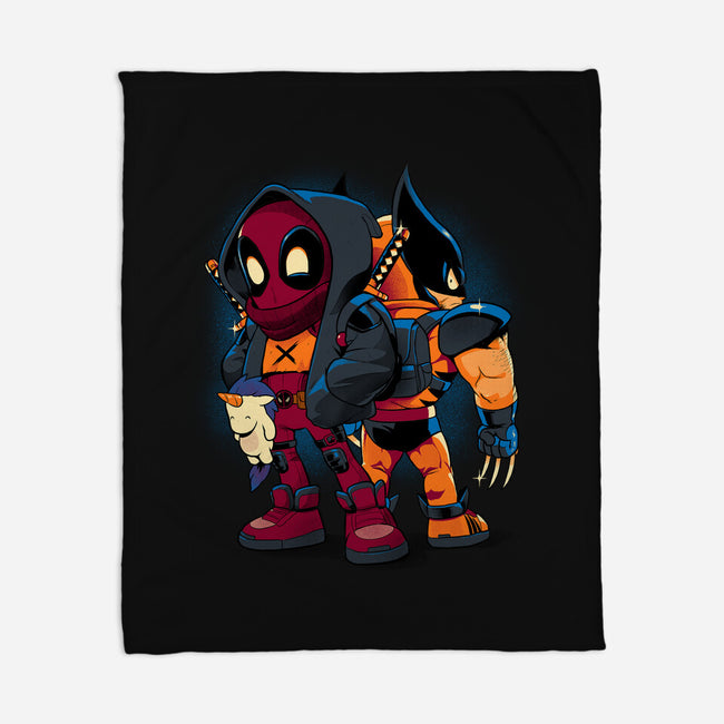 Double Healing Factor-None-Fleece-Blanket-Bruno Mota