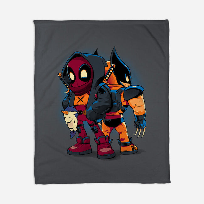 Double Healing Factor-None-Fleece-Blanket-Bruno Mota