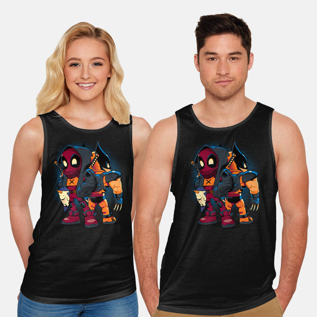 Double Healing Factor-Unisex-Basic-Tank-Bruno Mota