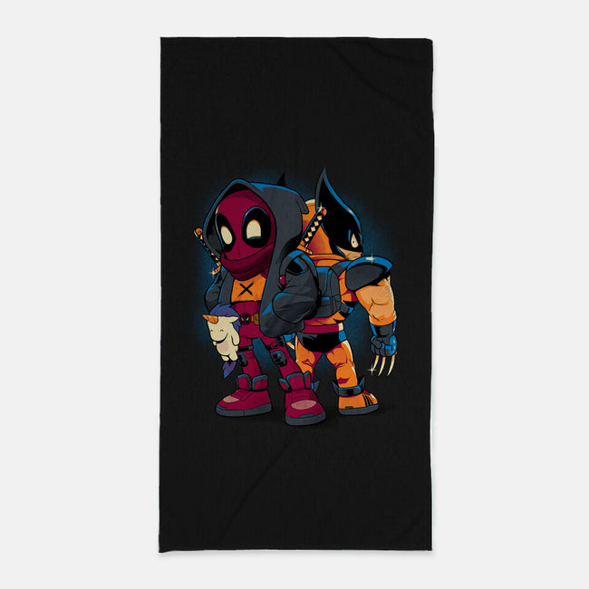 Double Healing Factor-None-Beach-Towel-Bruno Mota