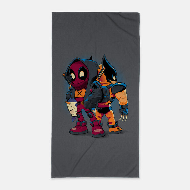 Double Healing Factor-None-Beach-Towel-Bruno Mota