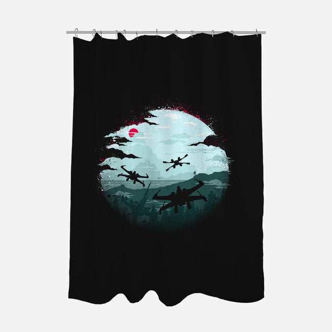 Rogue Squad-None-Polyester-Shower Curtain-rocketman_art