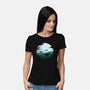 Rogue Squad-Womens-Basic-Tee-rocketman_art