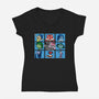 The Emotions Bunch-Womens-V-Neck-Tee-jasesa